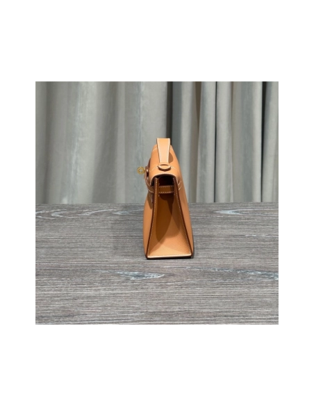 Hermes Gold Kelly Pochette Clutch Swift Gold Hardware,Hermes,BAGS