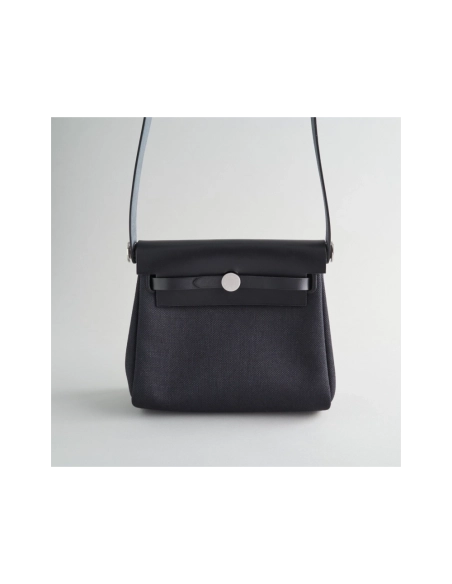 Hermes Herbag Mini Black Palladium Hardware,Hermes,BAGS