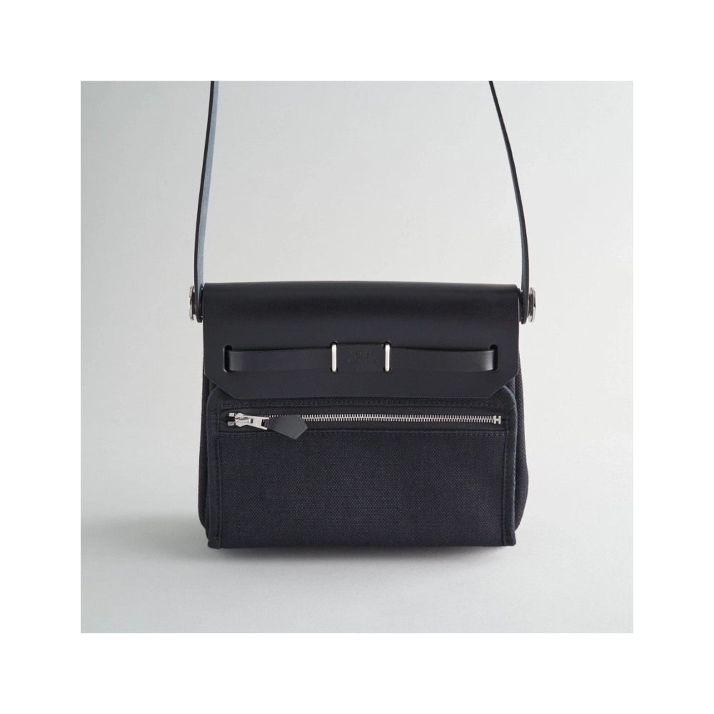 Hermes Herbag Mini Black Palladium Hardware,Hermes,BAGS