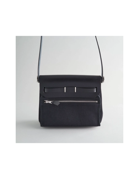 Hermes Herbag Mini Black Palladium Hardware,Hermes,BAGS