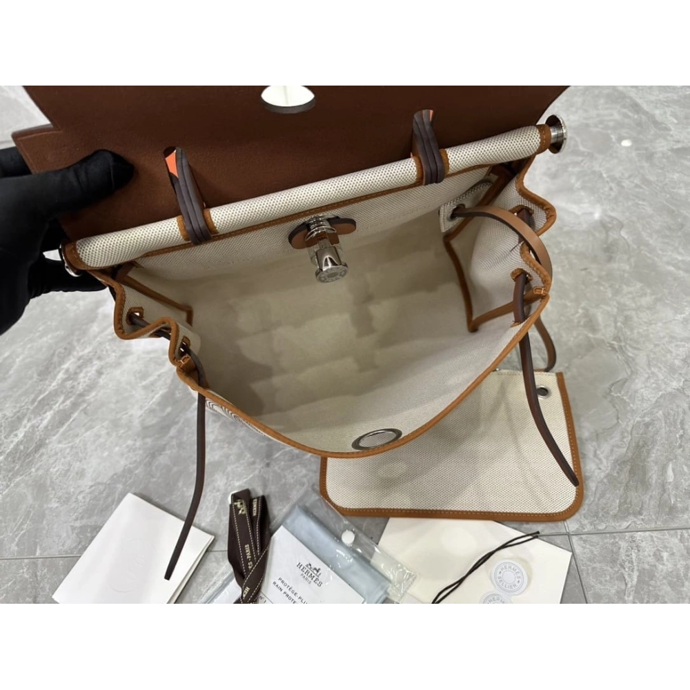 Hermes Herbag Zip 31 Ebene,Hermes,BAGS
