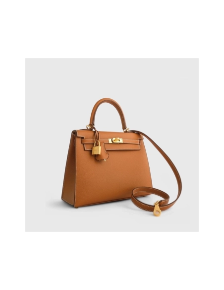 Hermes Kelly 25 Epsom Gold Sellier Gold Hardware,Hermes,BAGS