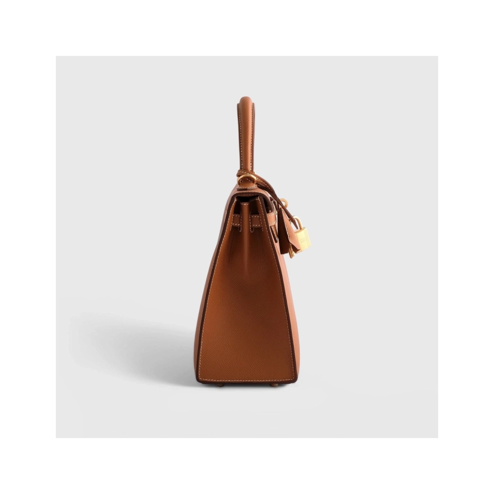Hermes Kelly 25 Epsom Gold Sellier Gold Hardware,Hermes,BAGS