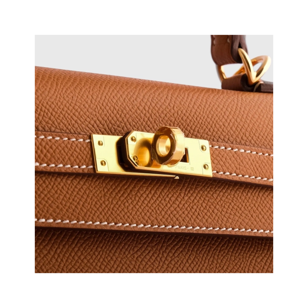 Hermes Kelly 25 Epsom Gold Sellier Gold Hardware,Hermes,BAGS