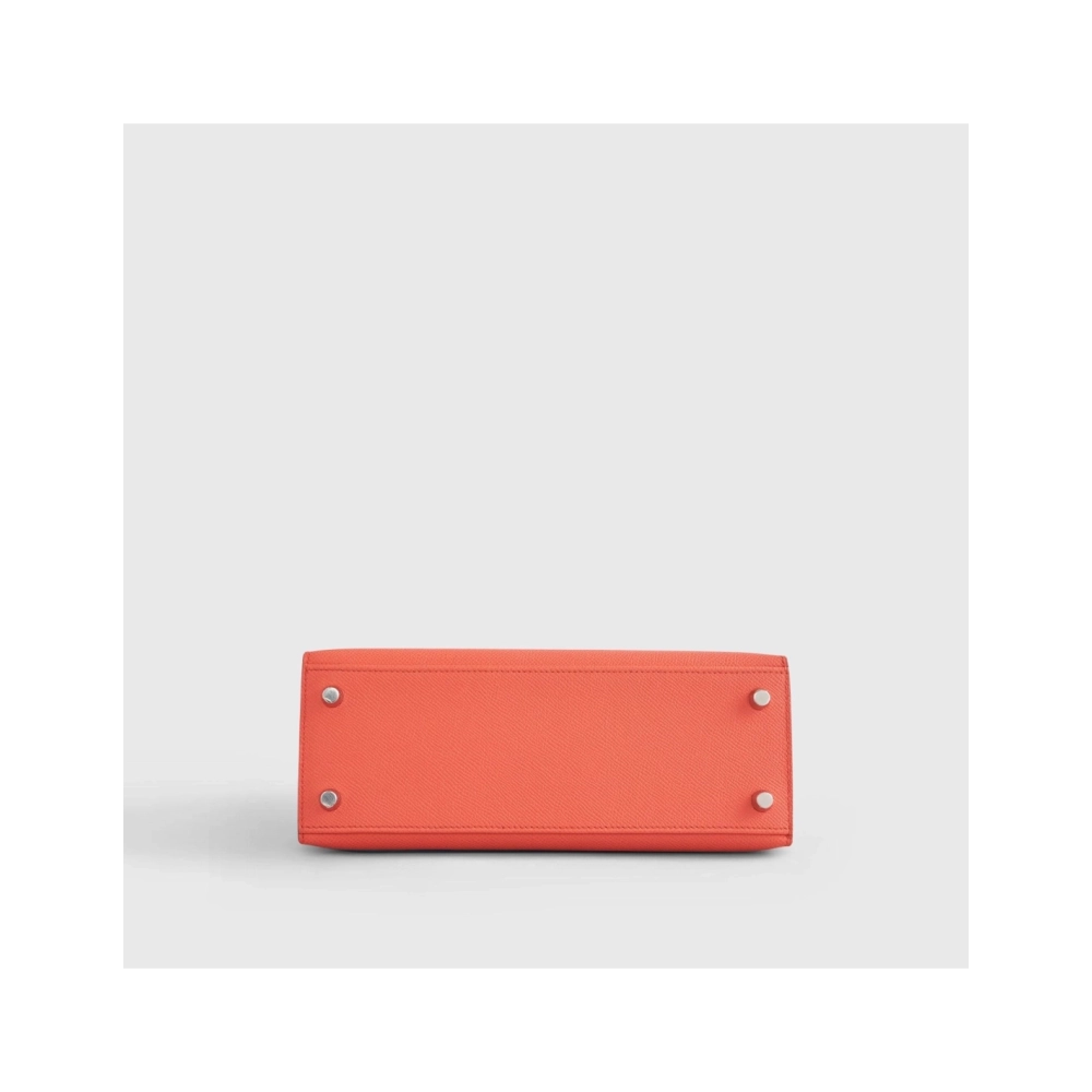 Hermes Kelly 25 Epsom Rose Texas Sellier Palladium Hardware,Hermes,BAGS