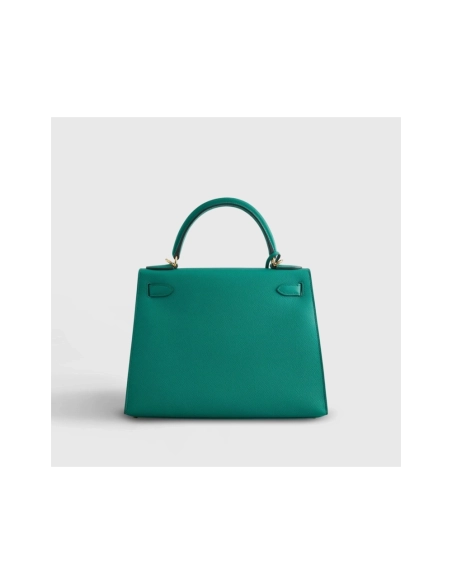 Hermes Kelly 28 Epsom Vert Jade Sellier Gold Hardware,Hermes,BAGS