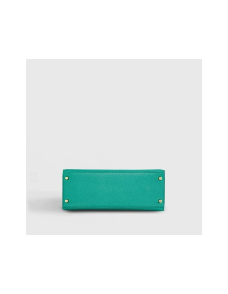 Hermes Kelly 28 Epsom Vert Jade Sellier Gold Hardware,Hermes,BAGS