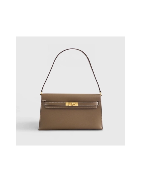Hermes Kelly Elan 27 Veau Madame Etoupe Gold Hardware,Hermes,BAGS