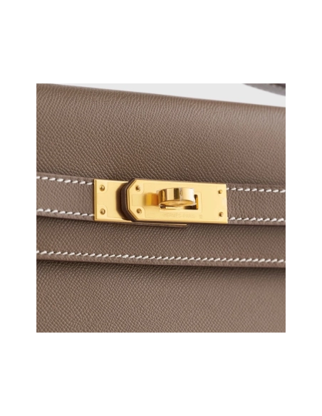 Hermes Kelly Elan 27 Veau Madame Etoupe Gold Hardware,Hermes,BAGS
