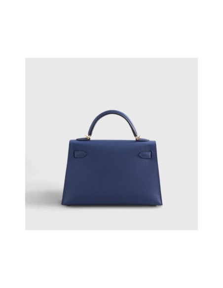 Hermes Kelly Mini Epsom Blue Navy Gold Hardware,Hermes,BAGS