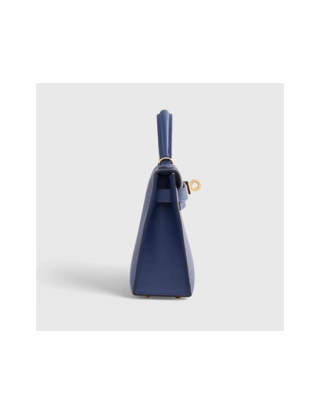 Hermes Kelly Mini Epsom Blue Navy Gold Hardware,Hermes,BAGS