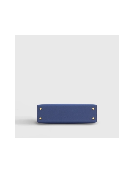 Hermes Kelly Mini Epsom Blue Navy Gold Hardware,Hermes,BAGS