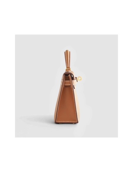 Hermes Kelly Mini Epsom Gold Sellier Gold Hardware,Hermes,BAGS