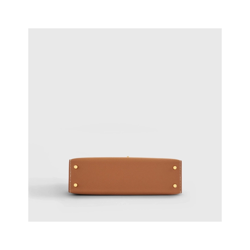 Hermes Kelly Mini Epsom Gold Sellier Gold Hardware,Hermes,BAGS