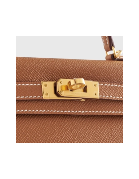 Hermes Kelly Mini Epsom Gold Sellier Gold Hardware,Hermes,BAGS