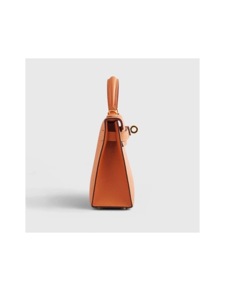 Hermes Kelly Mini Epsom Orange Gold Hardware,Hermes,BAGS