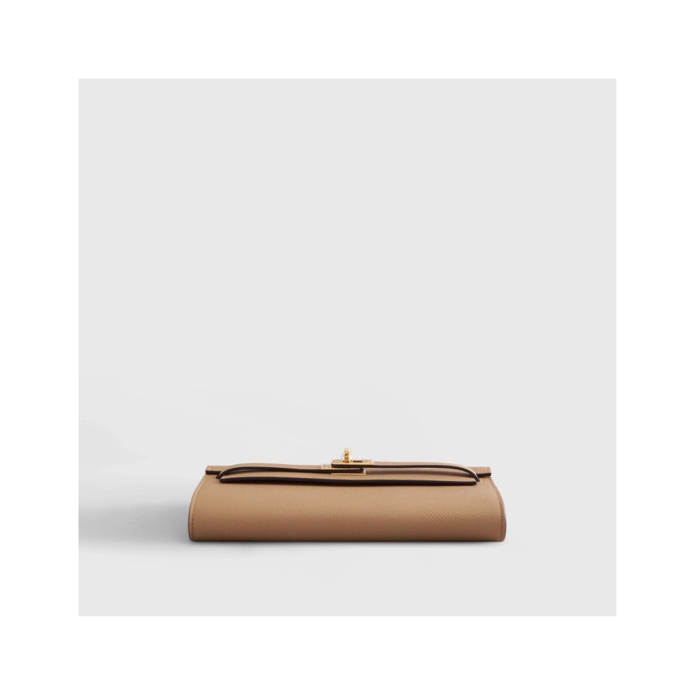 Hermes Kelly To Go Epsom Biscuit Mauve Sylvester Gold Hardware,Hermes,BAGS