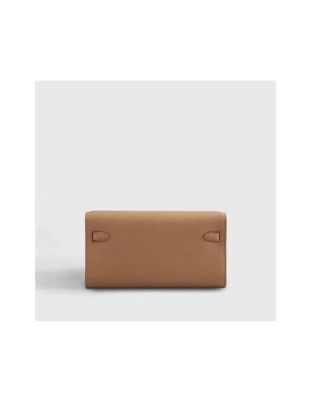 Hermes Kelly To Go Epsom Biscuit Mauve Sylvester Gold Hardware,Hermes,BAGS