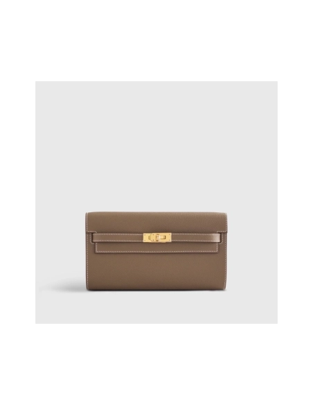Hermes Kelly To Go Epsom Etoupe Sellier Gold Hardware,Hermes,BAGS