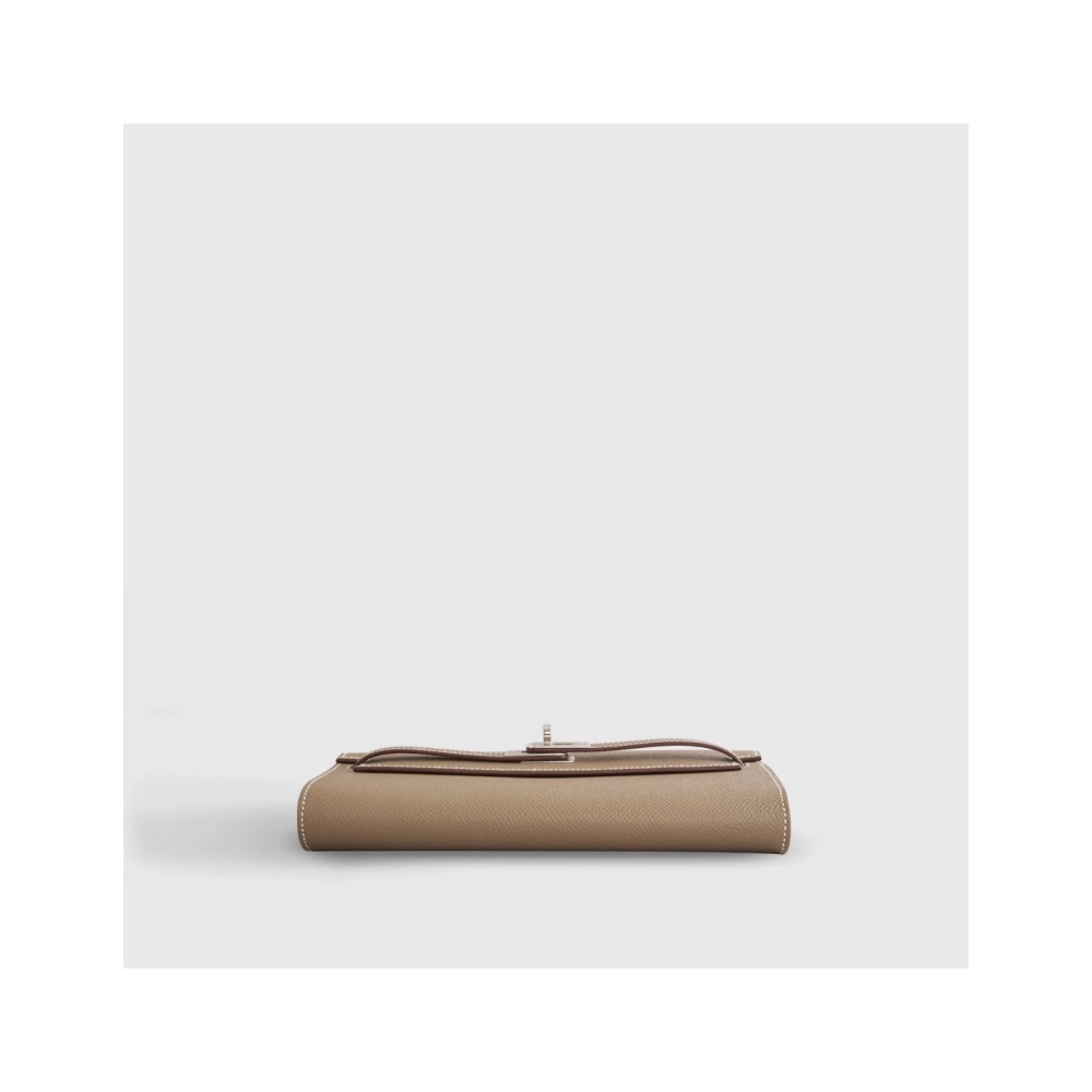 Hermes Kelly To Go Epsom Etoupe Sellier Palladium Hardware,Hermes,BAGS