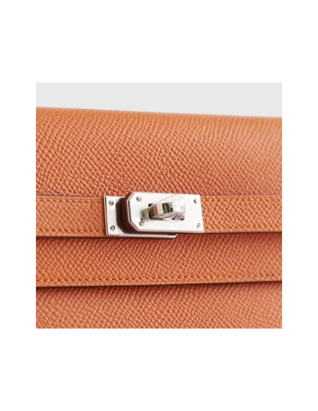 Hermes Kelly To Go Epsom Orange Palladium Hardware,Hermes,BAGS