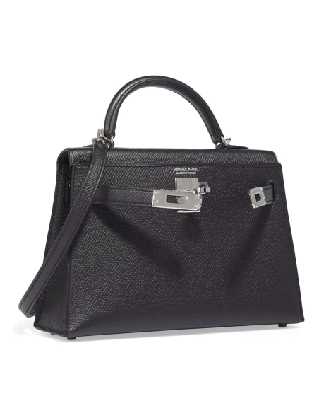 Hermes Kelly Touch Mini Lizard, Veau Madame Black Palladium Hardware,Hermes,BAGS