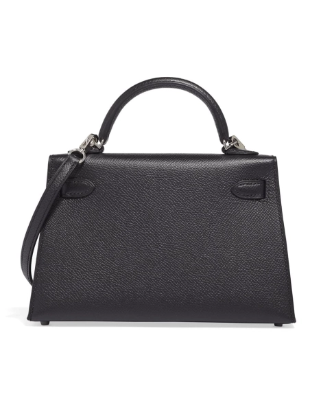 Hermes Kelly Touch Mini Lizard, Veau Madame Black Palladium Hardware,Hermes,BAGS