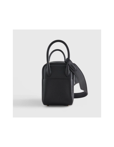 Hermes Lindy 20 Clemence Black Gold Hardware,Hermes,BAGS