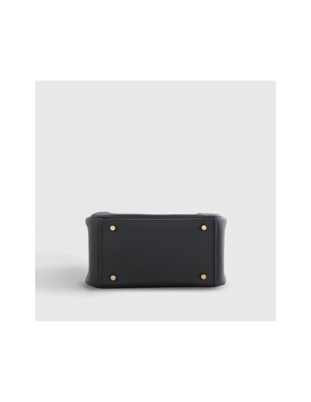 Hermes Lindy 20 Clemence Black Gold Hardware,Hermes,BAGS