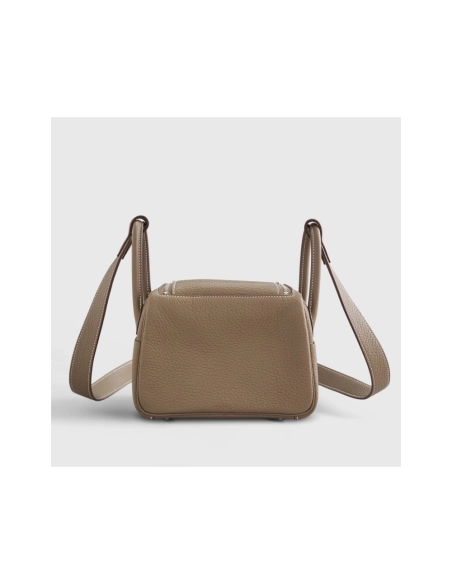 Hermes Lindy 20 Clemence Etoupe Palladium Hardware,Hermes,BAGS