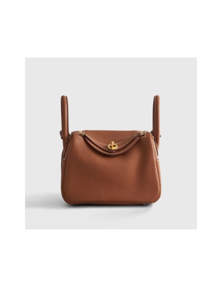 Hermes Lindy 20 Clemence Gold Gold Hardware,Hermes,BAGS
