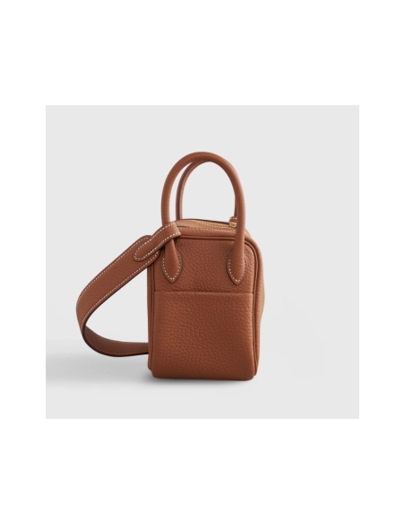 Hermes Lindy 20 Clemence Gold Gold Hardware,Hermes,BAGS