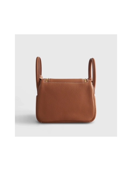 Hermes Lindy 20 Clemence Gold Gold Hardware,Hermes,BAGS