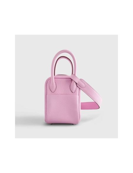 Hermes Lindy 20 Clemence Mauve Sylvester Palladium Hardware,Hermes,BAGS
