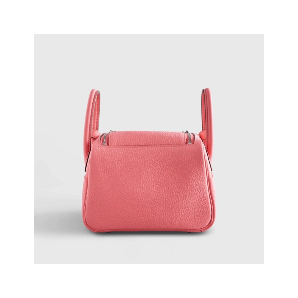 Hermes Lindy 20 Rose Azalee Palladium Hardware,Hermes,BAGS