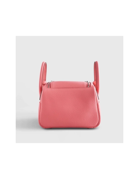 Hermes Lindy 20 Rose Azalee Palladium Hardware,Hermes,BAGS
