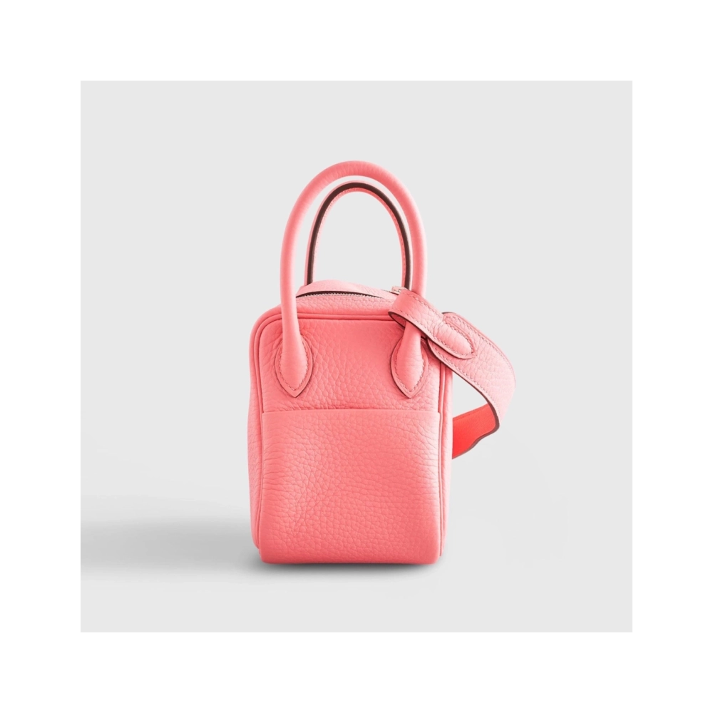 Hermes Lindy 20 Rose Azalee Palladium Hardware,Hermes,BAGS