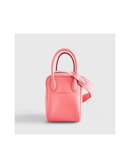 Hermes Lindy 20 Rose Azalee Palladium Hardware,Hermes,BAGS