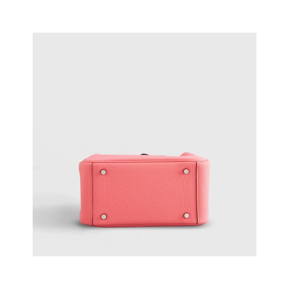 Hermes Lindy 20 Rose Azalee Palladium Hardware,Hermes,BAGS