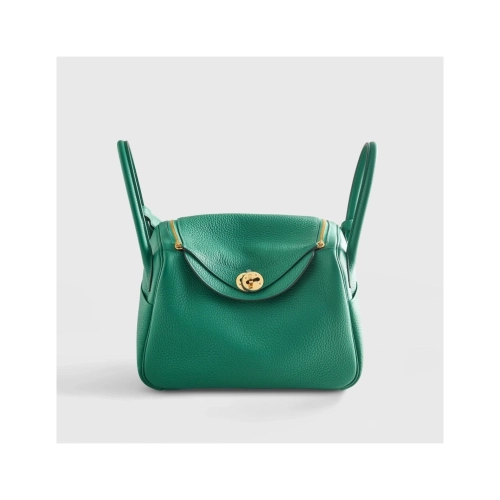 Hermes Lindy 26 Clemence Vert Vertigo Gold Hardware,Hermes,BAGS