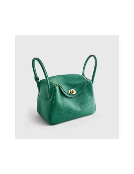 Hermes Lindy 26 Clemence Vert Vertigo Gold Hardware,Hermes,BAGS