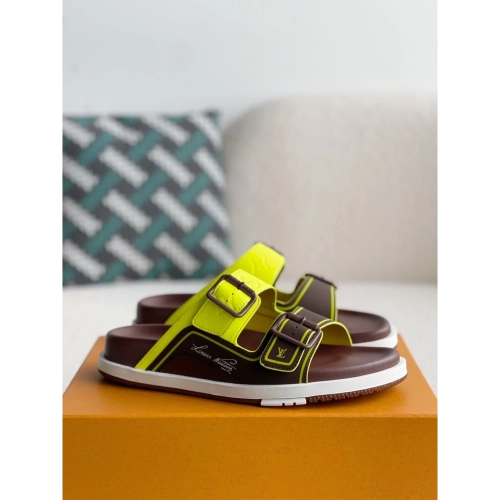 Louis Vuitton Man Slippers,LOUIS VUITTON