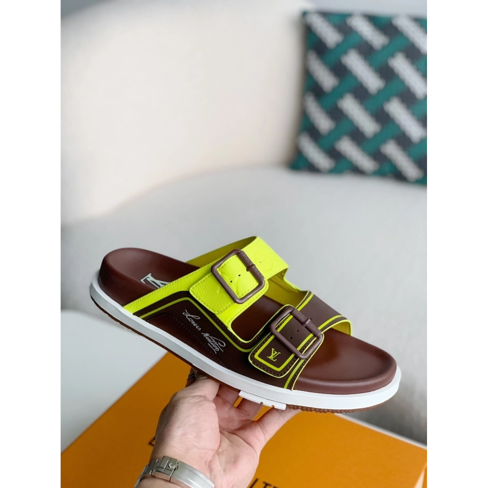 Louis Vuitton Man Slippers,LOUIS VUITTON