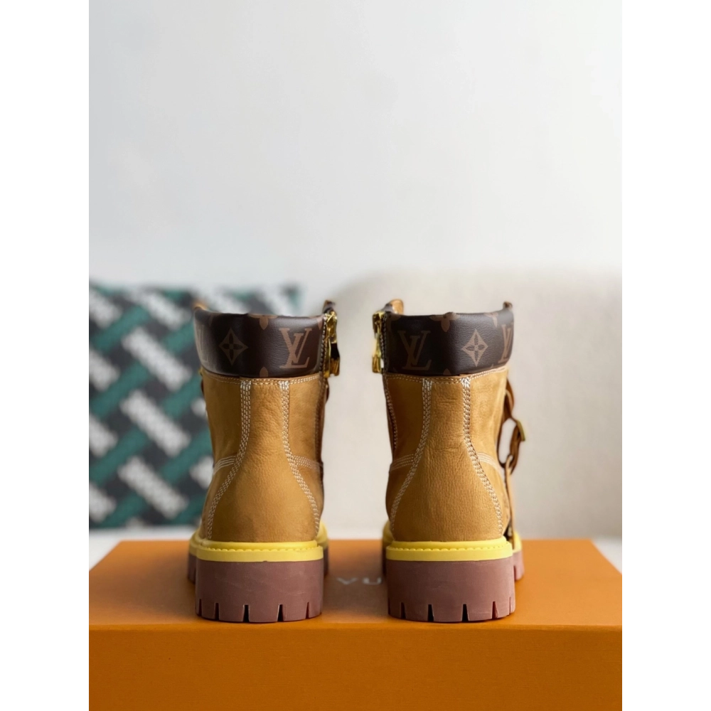 Louis Vuitton Timberland Martin Boots,LOUIS VUITTON