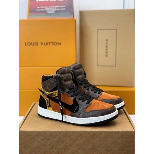Louis Vuitton ¡Á Nike Air Force 1 Sneaker High-tops,LOUIS VUITTON