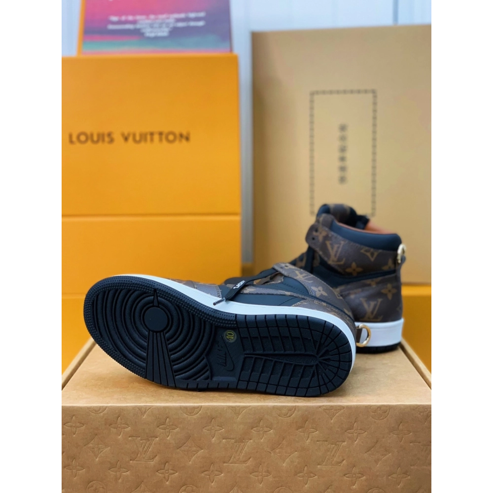 Louis Vuitton ¡Á Nike Air Force 1 Sneaker High-tops,LOUIS VUITTON