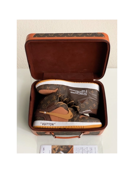 Louis Vuitton ¡Á Nike Air Force 1 Sneaker High-tops,LOUIS VUITTON