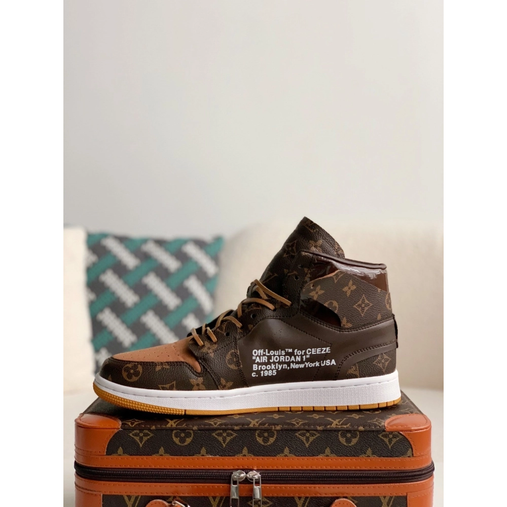 Louis Vuitton ¡Á Nike Air Force 1 Sneaker High-tops,LOUIS VUITTON