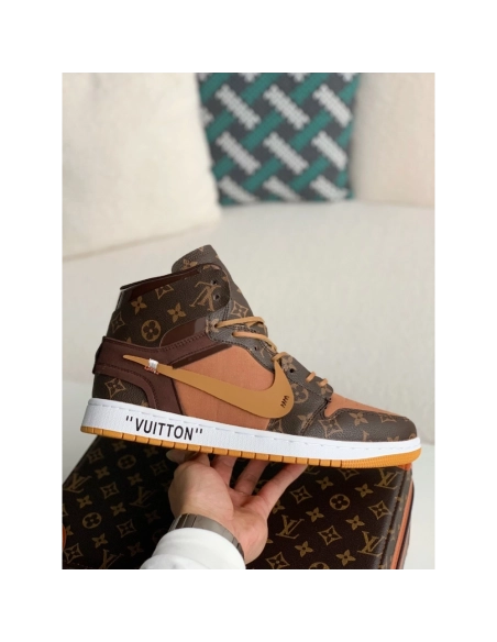 Louis Vuitton ¡Á Nike Air Force 1 Sneaker High-tops,LOUIS VUITTON