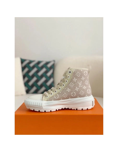 Louis Vuitton Squad Womens Flat Bottomed Boots,LOUIS VUITTON